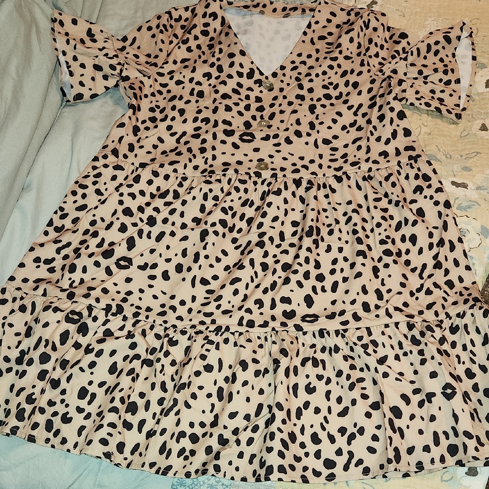 Stylish Leopard Print Dress